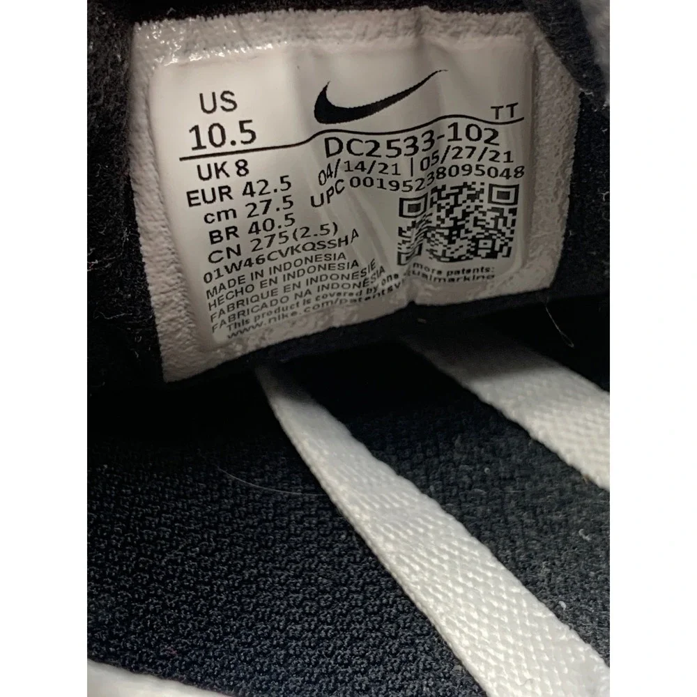 Nike Waffle One Summit White Black Shoes DC2533-102‎ Women's Sz 10.5